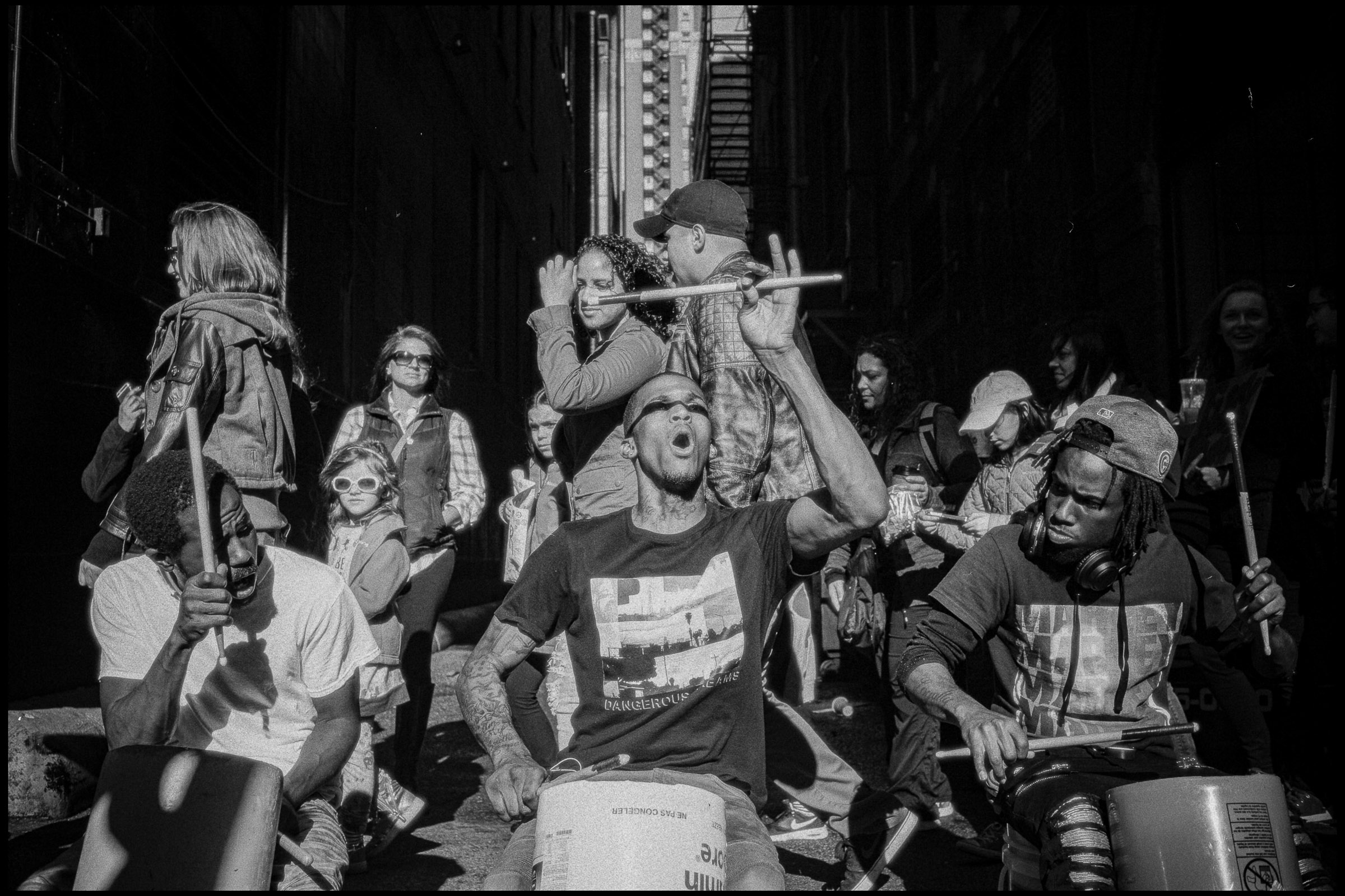 Chicago Bucket Boys at the Women's March